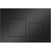 Ceramicanova Balance Кнопка смыва механическая 24х3х16h см, цвет: черный матовый CN12-002MB