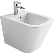 Ceramicanova Union Биде подвесное 34,5х48,5 см, с переливом, цвет: белый глянцевый CN4010