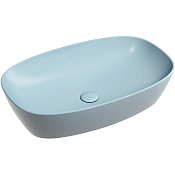 Ceramicanova Element Раковина чаша 60х38х13,8h см, без перелива, цвет: голубой матовый CN6049ML
