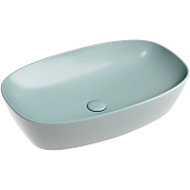 Ceramicanova Element Раковина чаша 60х38х13,8h см, без перелива, цвет: зеленый матовый CN6049MLG