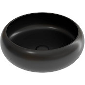 Ceramicanova Element Раковина чаша d36 см, без перелива, цвет: черный матовый CN6050MB
