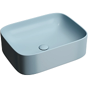 Ceramicanova Element Раковина чаша 50,5х38х15h см, без перелива, цвет: голубой матовый CN6052ML