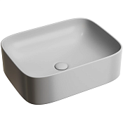 Ceramicanova Element Раковина чаша 50,5х38х15h см, без перелива, цвет: серый матовый CN6052MSG