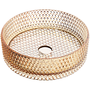 Ceramicanova Cristal Раковина чаша d36 см, без перелива, цвет: бежевый глянцевый CN6058