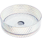 Ceramicanova Cristal Раковина чаша d36 см, без перелива, цвет: неон глянцевый CN6059