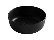 Ceramicanova Element Раковина чаша d35,6 см, без перелива, цвет: черный матовый CN6073MB