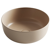 Ceramicanova Element Раковина чаша d35,6 см, без перелива, цвет: капучино матовый CN6073MC