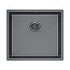 Paulmark Lassan Кухонная мойка нержавеющая сталь 49x44 см, цвет: вороненая сталь LA49-GM
