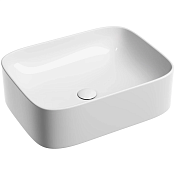 Ceramicanova Element Раковина чаша 50,5х38х15h см, без перелива, цвет: белый глянцевый CN6052