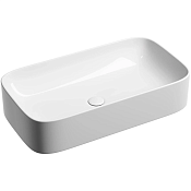 Ceramicanova Element Раковина чаша 70,5х38х15h см, без перелива, цвет: белый глянцевый CN6054