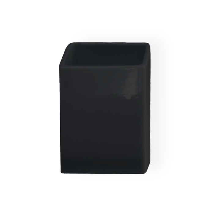 Decor Walther Universal Стакан настольный, фарфор, цвет: черный 0834860