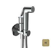 Almar Shut off Внешняя часть гигиенического душа: шланг 120 см, вывод, цвет: brushed high brass E136010.HB