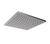 Almar Square Верхний душ без кронштейна 30,3х30,3, 1 режим, цвет: brushed stainless steel E044069.316