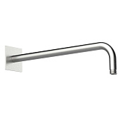 Almar Square Кронштейн для верхнего душа настенный 35 см, цвет: brushed stainless steel E021095.316