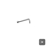 Almar Round Кронштейн для верхнего душа настенный 35 см, цвет: brushed gun metal E021113.GM