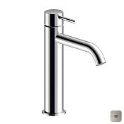 Almar Round Смеситель для раковины на 1 отверстие, без д/к, излив 15,3 см, цвет: nickel brushed E214001.NB