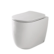 Kerasan Nolita Унитаз приставной 55x35 см, безодобковый, смыв торнадо, цвет: Bianco matt 531930