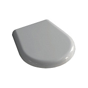 Kerasan K09 Крышка-сиденье для унитаза, с микролифтом, крепление хром, цвет: Bianco 367401bi/cr