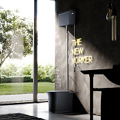 Kerasan The new yorker Труба для подвесного бачка из 3-х частей, цвет: Cromo 7593K1