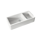 Kerasan Hannah Glasse Кухонная мойка керамическая 100x47 см, толщина 4 см, цвет: Bianco 543101