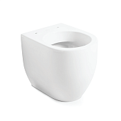 Kerasan Flo Унитаз приставной 53x37 см, безодобковый, без крышки и крепления, цвет: Bianco 310901