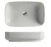 Kerasan Tribeca Раковина чаша 60x38x15h см, без перелива, без д/к, цвет: Bianco 514101