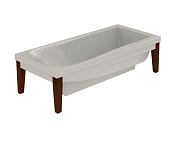 Kerasan Bentley Ванна из Crystal-tech отдельностоящая 180x80 см, цвет: Bianco 395001