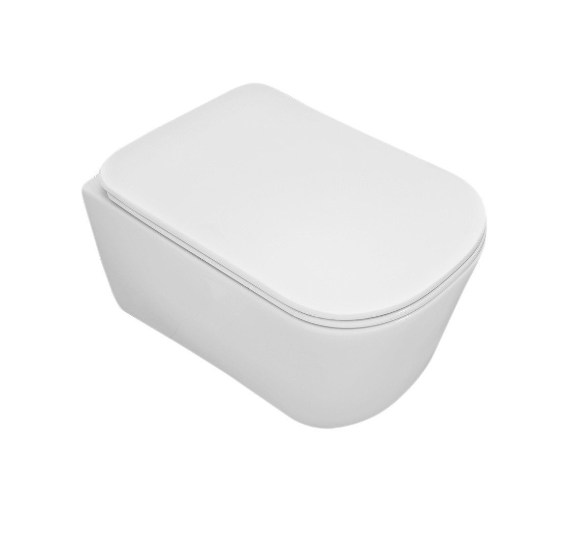 Kerasan Tribeca Унитаз подвесной 35x54 см, безободковый, с креплением, цвет: Bianco matt 511430