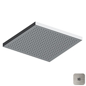 Almar Velvet Верхний душ без кронштейна 23,3х23,3 см, 1 режим, цвет: nickel brushed E044298.NB