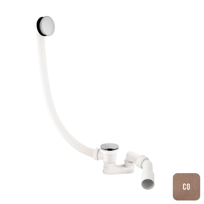 Almar Mixers Слив-перелив для ванны, цвет: brushed copper E096003.CO