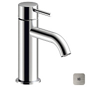 Almar Round Смеситель для раковины на 1 отверстие, без д/к, излив 11,8 см, цвет: nickel brushed E214000.NB