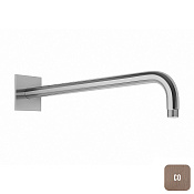 Almar Square Кронштейн для верхнего душа настенный 42 см, цвет: brushed copper E021116.CO