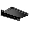 Almar Waterfall Излив настенный для ванны 14 см, цвет: matt black E044086.MB