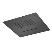 Almar Square 380 Потолочный душ 38х38 см, встраиваемый, 2 режима, цвет: matt black E044216.MB