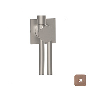 Almar Modular Square Шланговое подключение для лейки, внешняя часть, цвет: brushed copper E192001.CO