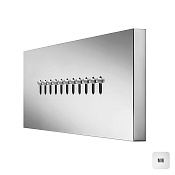 Almar Body Jets Душевая форсунка встраиваемая 25х8h см, цвет: matt white E044246.MW