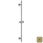 Almar Round Душевая штанга 100 см с держателем для лейки, цвет: brushed high brass E087075.HB