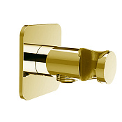 Almar Kuky Шланговое подключение для лейки с держателем, цвет: polished gold E095041.GO