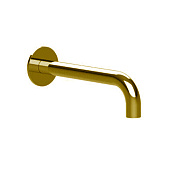 Almar Round Излив настенный для ванны 24 см, цвет: polished gold E098007.GO