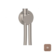 Almar Modular Round Шланговое подключение для лейки с держателем, цвет: brushed copper E192000.CO