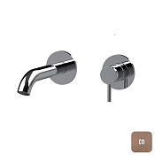 Almar Round Смеситель для раковины, внешняя часть, излив 15,7 см, цвет: brushed copper E210031.CO