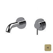 Almar Round Смеситель для раковины, внешняя часть, излив 15,7 см, цвет: brushed high brass E210031.HB