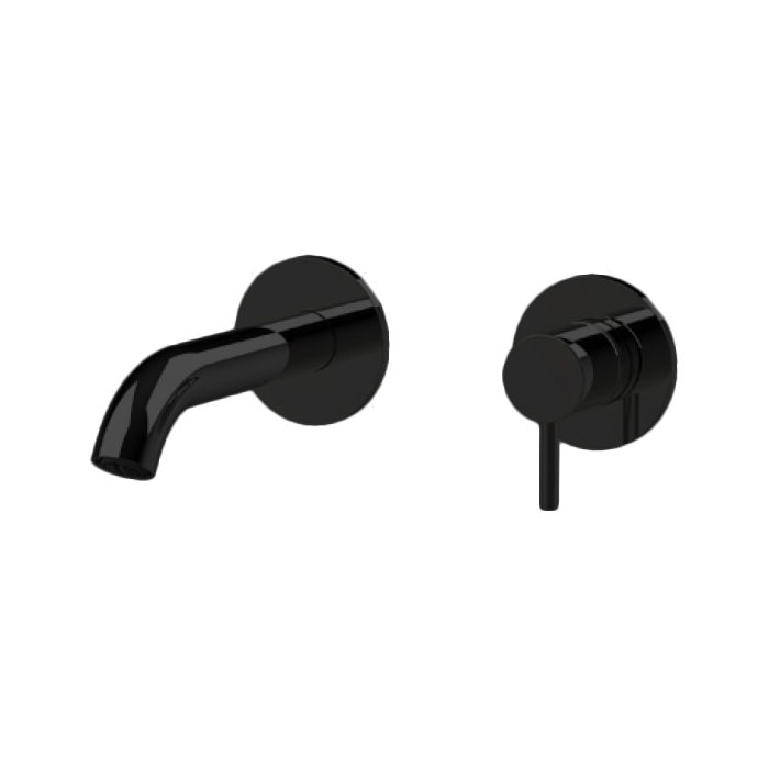 Almar Round Смеситель для раковины, внешняя часть, излив 15,7 см, цвет: matt black E210031.MB