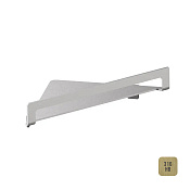 Almar Accessories Полка угловая 21,6х21,6 см, цвет: brushed high brass E300002.HB316
