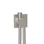 Almar Modular Square Шланговое подключение для лейки, внешняя часть, цвет: brushed gun metal E192001.GM