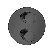 Almar Core Round Термостат для душа, внешняя часть на 3 потребителя, цвет: matt black E176833.MB