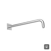 Almar Square Кронштейн для верхнего душа настенный 45 см, цвет: brushed gun metal E021104.GM316