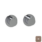 Almar Modular Round Термостат для душа, внешняя часть на 2 потребителя, цвет: brushed copper E180132.CO