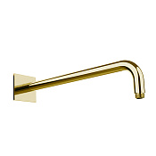 Almar Square Кронштейн для верхнего душа настенный 35 см, цвет: polished gold E021112.GO