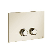 Gessi Venti20 Клавиша смыва, для инст. Geberit Sigma8 и Sigma12, цвет: Brass PVD 54651#710